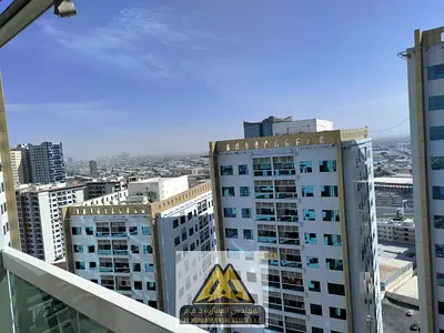 A great deal on a one-bedroom apartment for sale in Pearl of Ajman, including parking, with a partial view of the creek.
