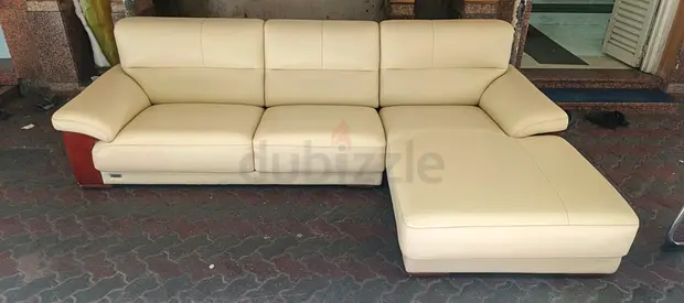 Sofa L Shape Leather