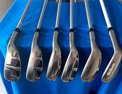 Premium Cleveland Launcher XL Halo Ladies Iron Set (7-Sand) + Wilson 60° Wedge – Right Handed