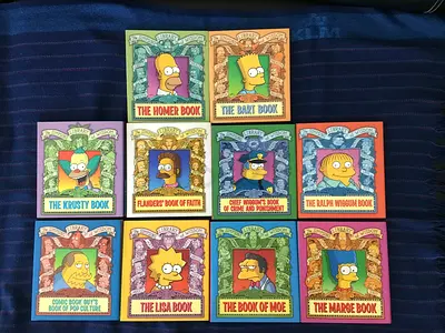 10 The Simpsons Library of Wisdom Books