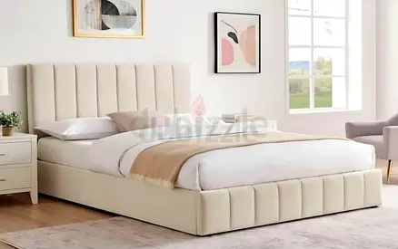 Brend New fabric wooden luxury Queen size 160x200 Bed with Madical Matress Available