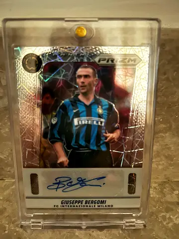 Inter Milan Legend Giuseppe Bergomi Autograph Card – Panini Prizm 2025