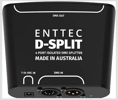 ENTTEC D-Split 4-Port Isolated DMX Splitter