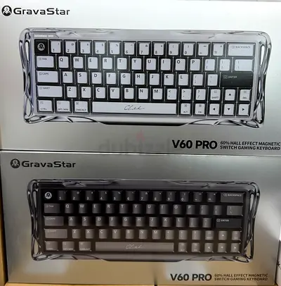 GravaStar V60 Pro 60% Hall Effect Magnetic Switch Gaming Keyboard Delux edition