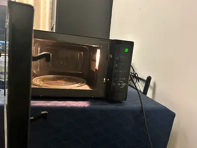 Black Microwave Oven