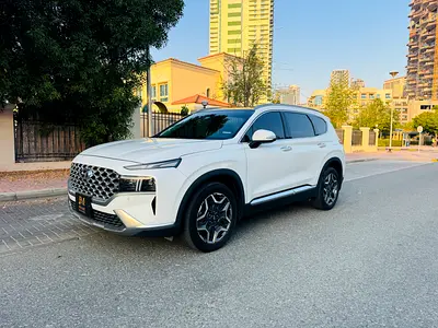2023 Hyundai Santa Fe Premium  GCC Specs | FSH | Original Paint | Low Mileage