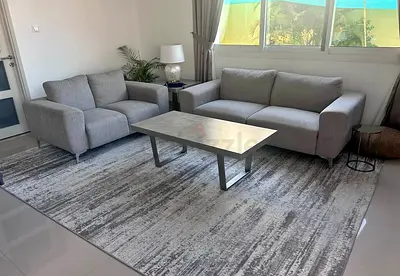 Light grey 3 +2seater sofa
