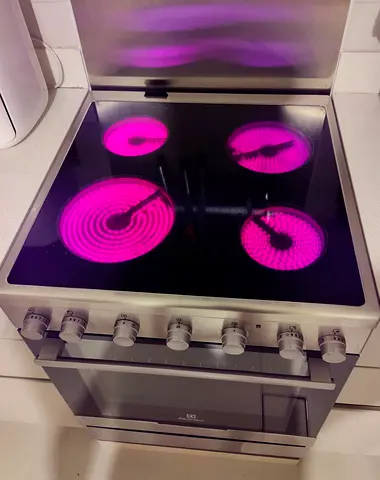 Electrolux 4-Burner Electric Ceramic Cooking Range 60x60 cm