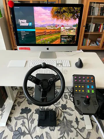 Logitech G Saitek Sim Wheel Controller with Pedals (Good Condition)