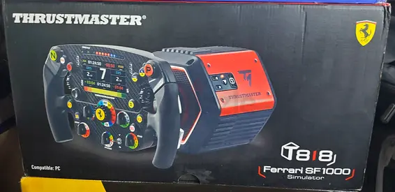 Thrustmaster T818 Ferrari SF1000 Simulator, Direct Drive, Sim Racing Force Feedback Racing Wheel for