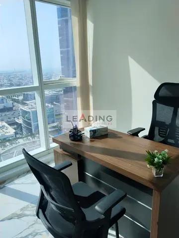 Fully Furnished Office with Free Chiller, DEWA, WIFI | Conference Room etc.