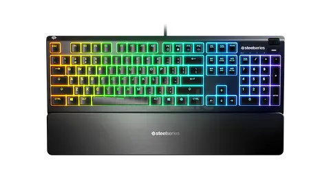 SteelSeries RGB Mechanical Gaming Keyboard with Wrist Rest (Excellent Condition)