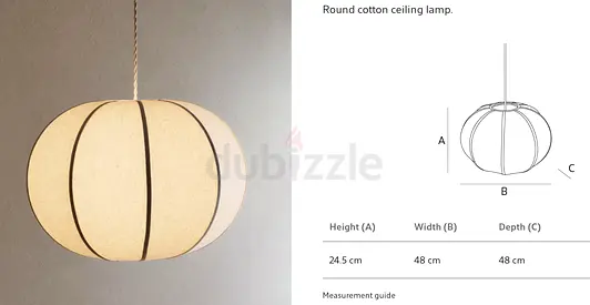 Large Ceiling Lamp from Zara Home