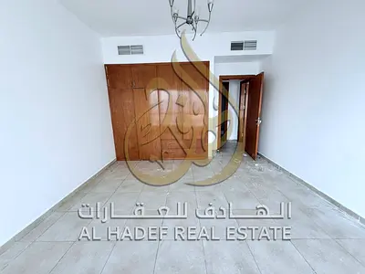 For annual rent in Al Majaz 2, Sharjah, directly on Khalid Lagoon, a distinctive apartment with very spacious layouts. It's one of the largest 3-bedro