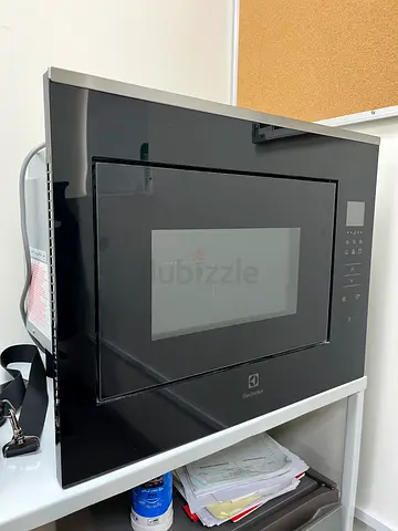 Electrolux Built-in Microwave Oven - Black Glass, Good Condition