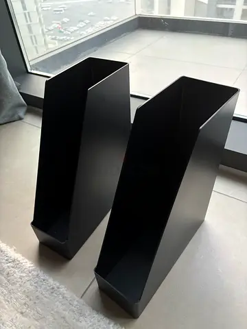 Two Plastic Desk Organisers