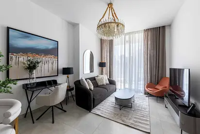 Fully furnished 1BR | Burj Khalifa view | Smart home