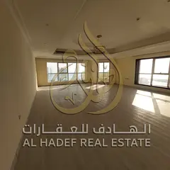 3BR Luxury Apartment for Rent Al Khan Sharjah Brand New Spacious 4-6 Cheques Covered Parking Free Ma