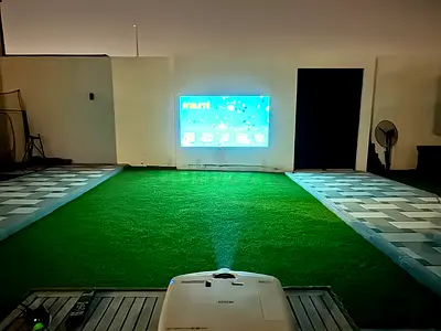 Epson 5020 UB 3D projector and 120 in Fixed Frame Screen