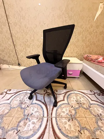 Ergonomic mesh office chair with adjustable height - used