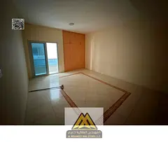 1-bedroom apartment in Al Nuaimiya 3, 2 baths, closed kitchen, 2 balconies, central AC. AED 27K year