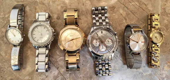 6 Genuine DKNY Womens Watches – Very Good Condition – AED 900 (for all)