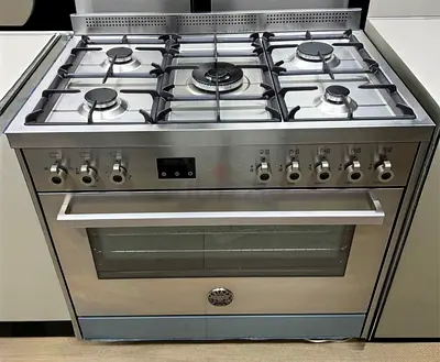 Bertazzoni 5 Burner Dual Fuel Cooker 90 cm – Gas Hob  Electric Oven