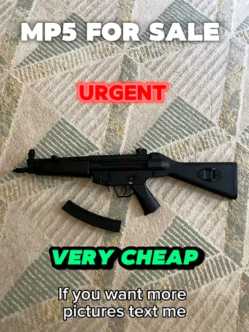 Mp5 replica Gun Toy gel blaster/airsoft (cheap)