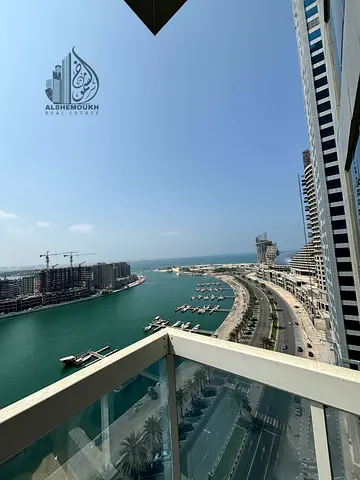 شقة غرفة وصالة | إطلالة بحرية كاملة | بلكونة | موقع مميز في الخان