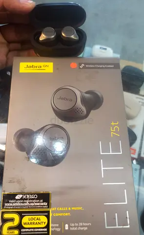 Jabra Elite 75t True Wireless Earbuds with Charging