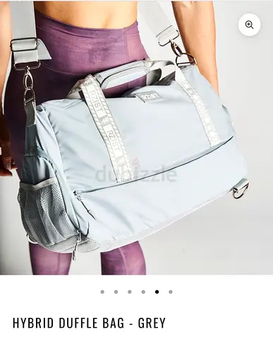 Grey Hybrid Duffle Bag - Spacious Gym/Travel Bag Rzist