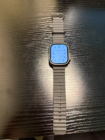 Apple Watch Ultra 2 with Gray Ocean Band