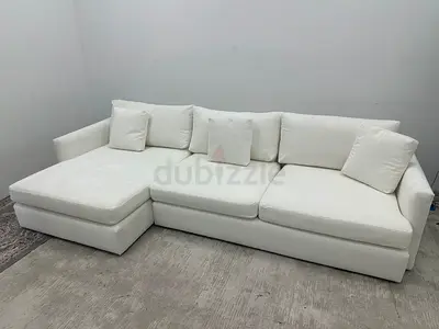 Still brand new cratebarrel lshape sofa