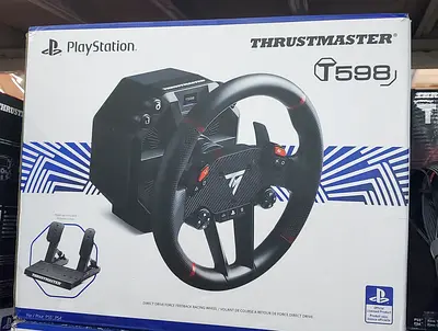 Thrustmaster T598, Direct Axial Drive Force Feedback Racing Wheel for PS5, PS4, PC