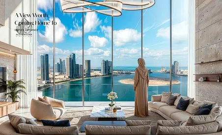 Spacious 1 Bedroom | Direct Sea View | Luxury Tower | Premium Living