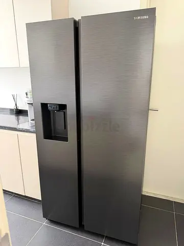 Samsung Side By Side Refrigerator RS64R5331B4/AE Gentle Black Matt SpaceMax Technology