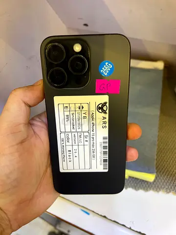iPhone 15promax 256GB geniusn masage