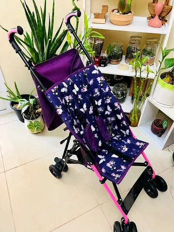 Lightweight Butterfly Print Umbrella Stroller