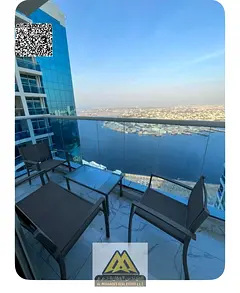 Two-Bedroom Apartment for Rent in Al Waha Towers – Ajman | Direct Creek View | Prime Location