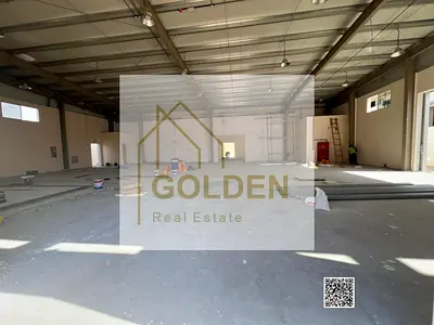 130kW Power | 7,500 sq. ft. Industrial Warehouse for Annual Rent in Umm Al Quwain | 5 Fully Equipped Staff Accommodation Rooms