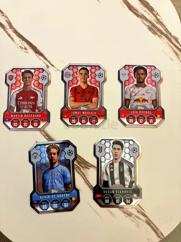 Topps match attax 24/25 chrome shields cards
