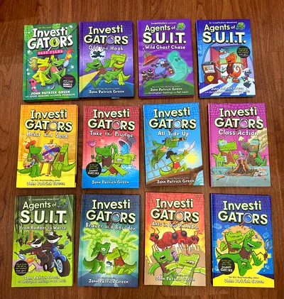 InvestiGators  Agents of S.U.I.T. childrens mystery series - 12 books (John Patrick Green)