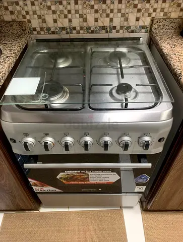 Geepas 4-Burner Gas Cooker with Oven and Grill