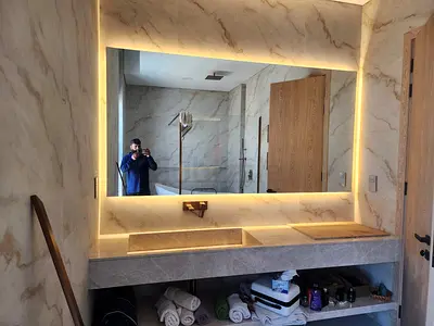 Mirrors with LED