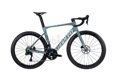 Lightweight Carbon Road Bike - Aerodynamic Racing Frame, Disc Brakes