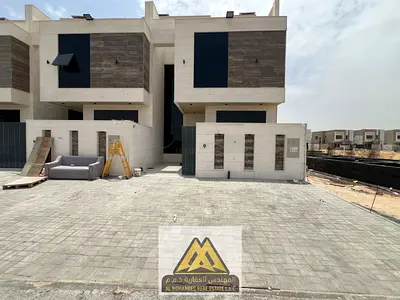 Stone facade villa | Land 1722 sqft | Built-up 3300 sqft | 5 Master bedrooms | Majlis & Master hall | Maid room | Large equipped kitchen | Roof lounge