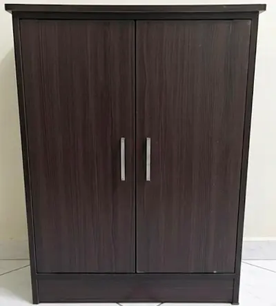 Dark Wood Storage Cabinet