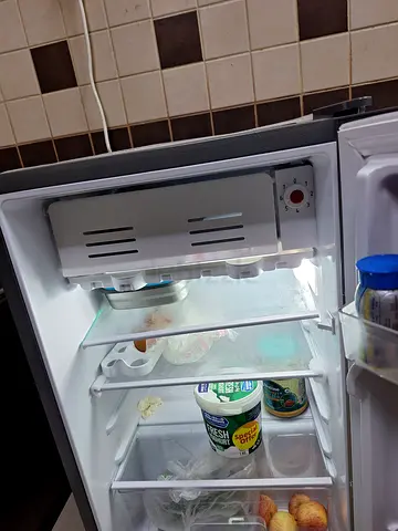 Small single-door refrigerator in good working condition