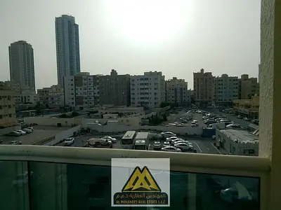 Master bedroom and living room | Private parking | Balcony | Second row from the Corniche | Excellent finishing | Easy access
