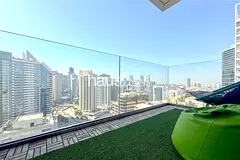 High floor | Spacious Living Area | 2 Balconies